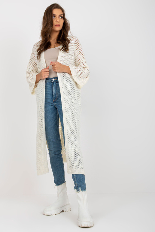 Ecru gara ažūra oversize jaka OCH BELLA