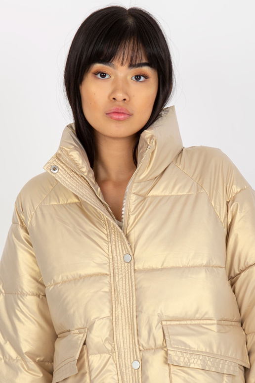 Zelta dūnu stepēta ziemas jaka bez...