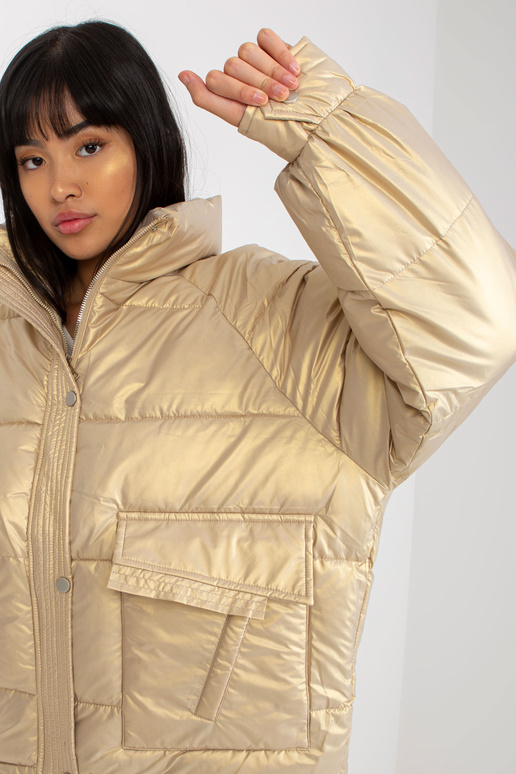 Zelta dūnu stepēta ziemas jaka bez...