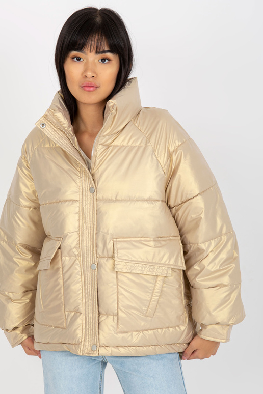 Zelta dūnu stepēta ziemas jaka bez...