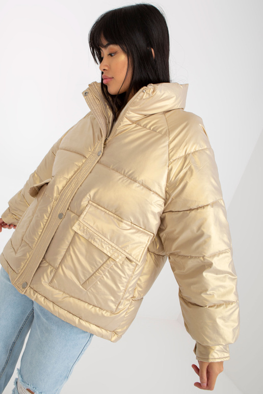 Zelta dūnu stepēta ziemas jaka bez...