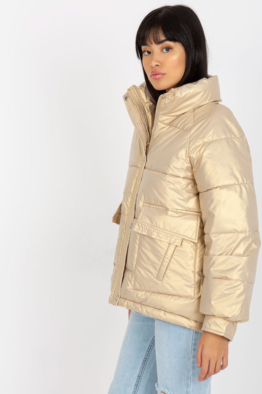 Zelta dūnu stepēta ziemas jaka bez...