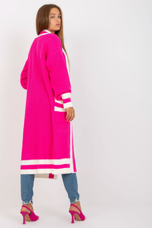 Rozā liela izmēra jaka ar kabatām RUE...