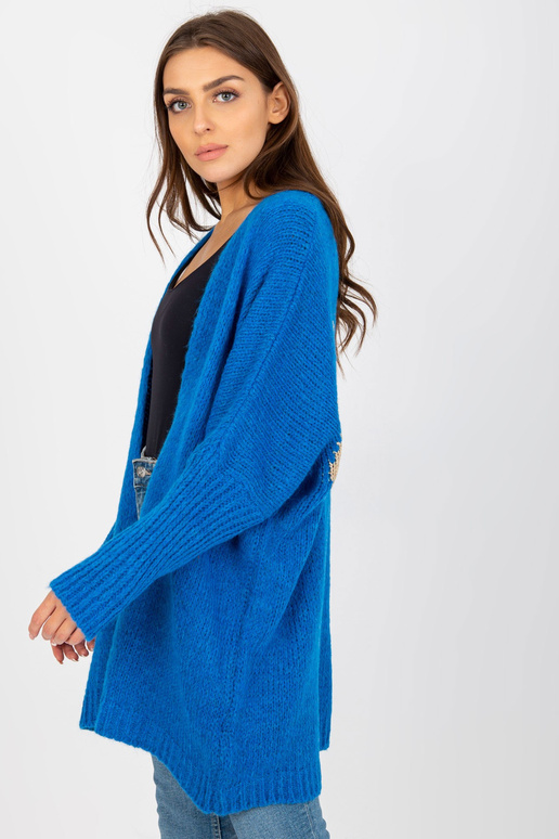 Tumši zila sieviešu jaka ar OCH BELLA...