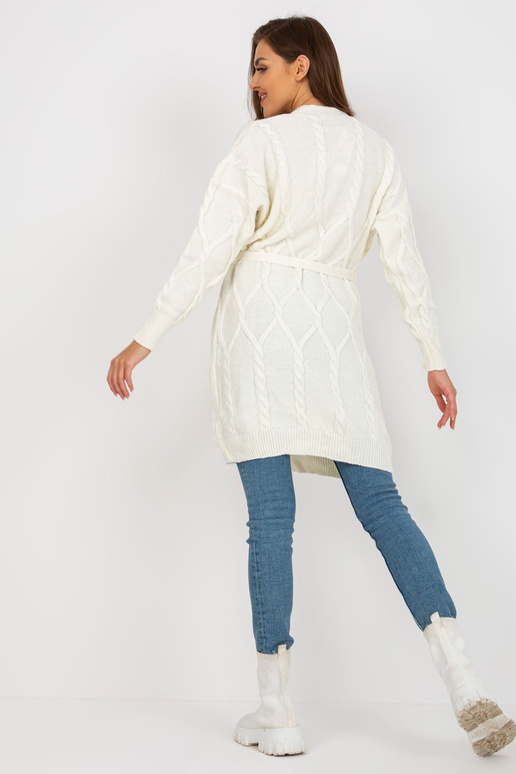 Ecru garš jaciņš ar iesiešanu RUE PARIS