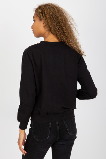 Melna stepēta bomberjaka ar...