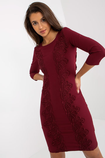 Burgundijas 3/4 piedurkņu... 2