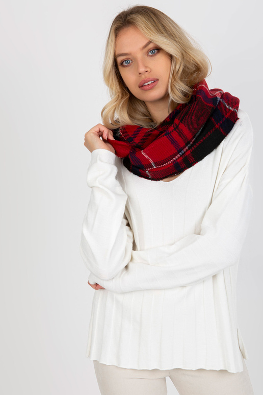 Melns un sarkans sieviešu rūtains...