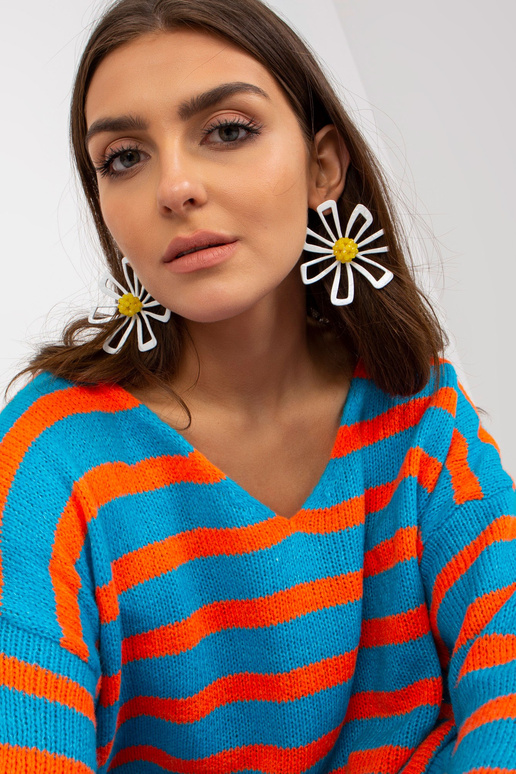 OCH BELLA zili un oranži svītrains...