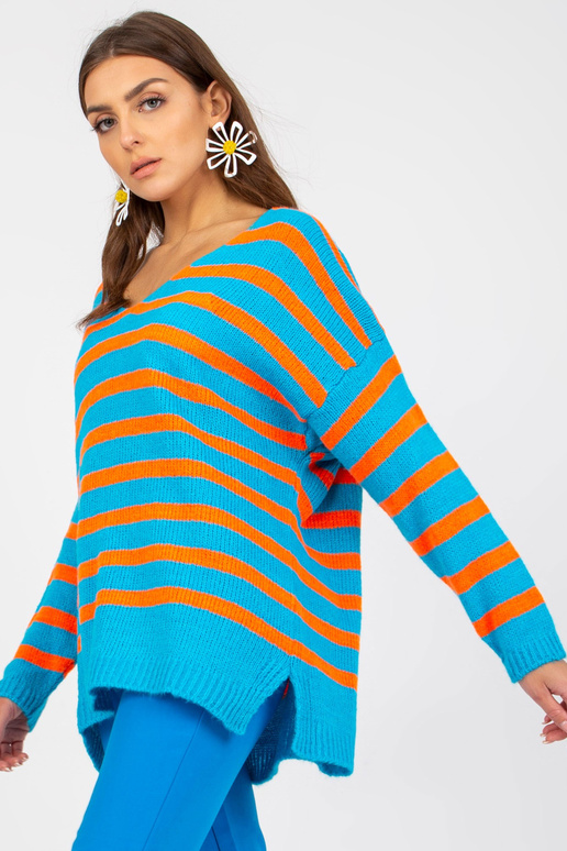 OCH BELLA zili un oranži svītrains...