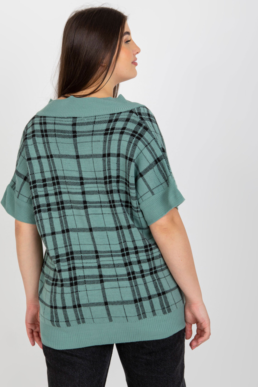 Piparmētru adīta liela izmēra V veida...