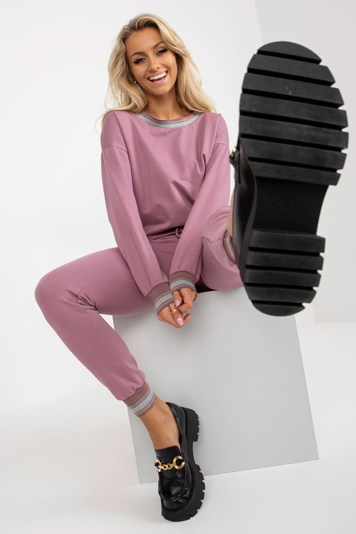 Dirty Pink Damen Jogginganzug-Set ar šļūteni