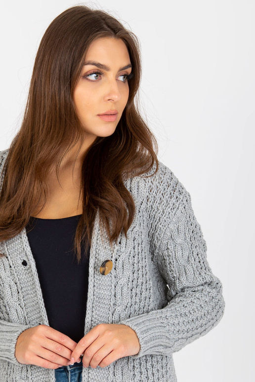 Pelēka sieviešu jaka ar bizēm RUE PARIS