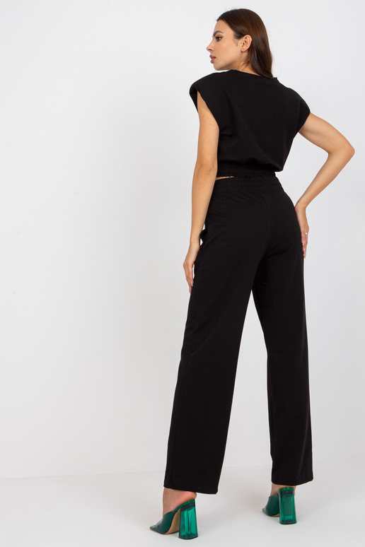 Melns divdaļīgs kokvilnas pamata...