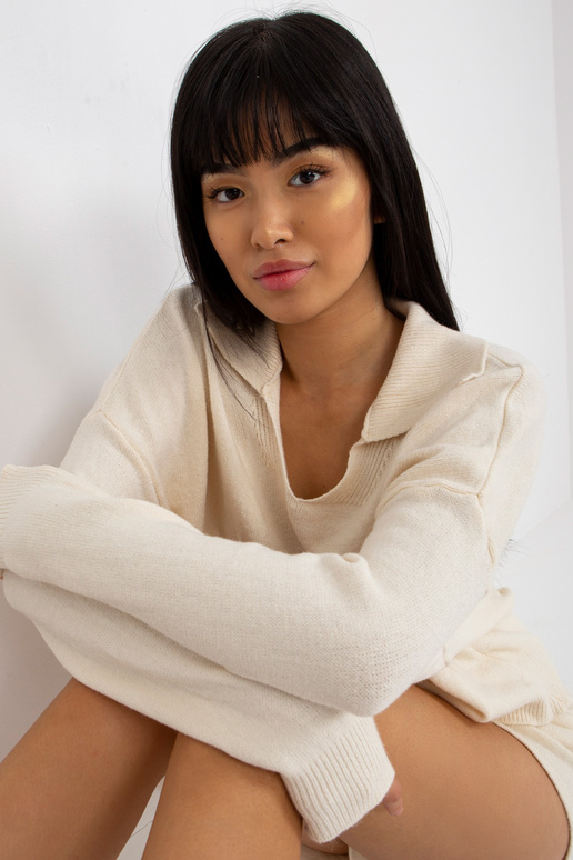 Ecru divdaļīgs ikdienas trikotāžas...