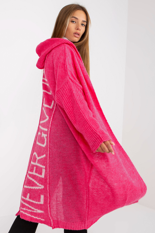 Rozā brīvs jaciņš ar kapuci OCH BELLA