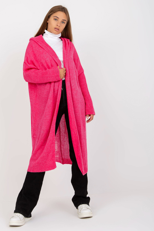 Rozā brīvs jaciņš ar kapuci OCH BELLA