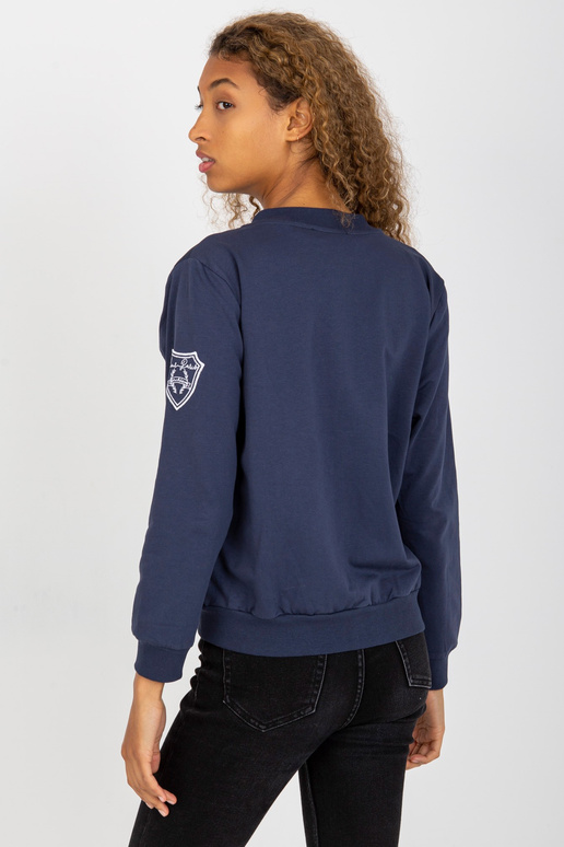 Tumši zils stepēts bomber džemperis...