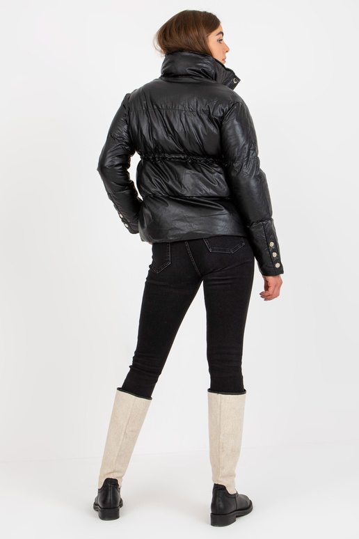 Melna dūnu eko ādas ziemas jaka bez... Melna dūnu eko ādas ziemas jaka bez...