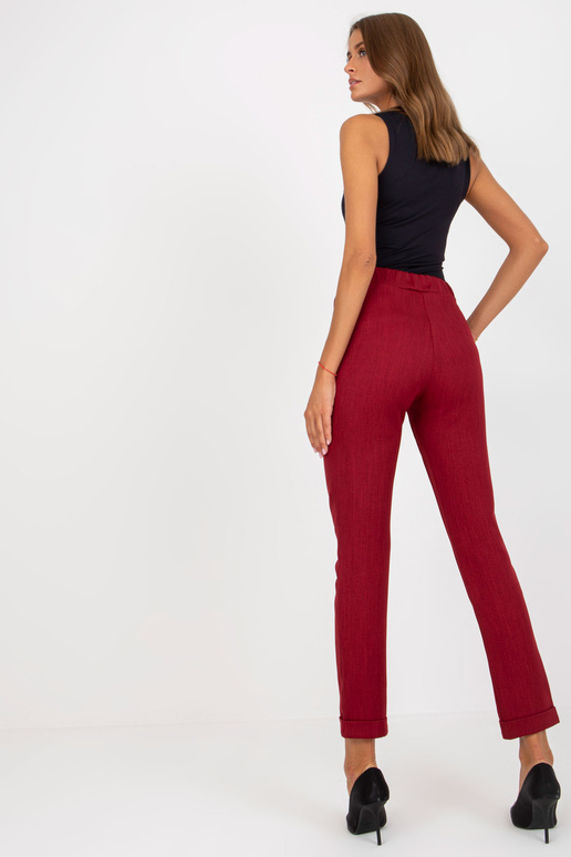 Bordo elegantas auduma bikses Bordo elegantas auduma bikses