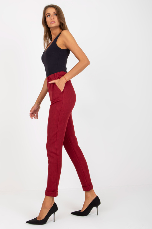 Bordo elegantas auduma bikses Bordo elegantas auduma bikses