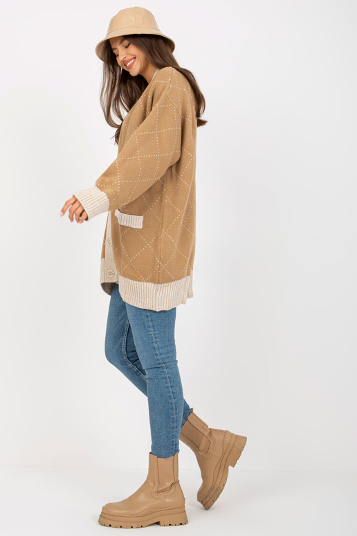 Kamieļu jaka ar pogas aizdari RUE PARIS