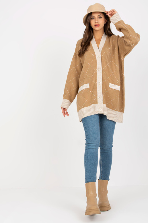 Kamieļu jaka ar pogas aizdari RUE PARIS