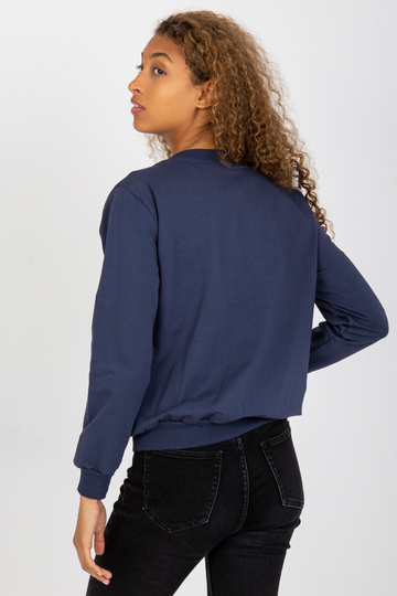 Tumši zils stepēts bomber... 2