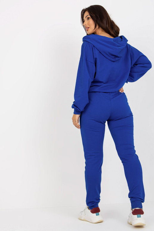 Dunkelblaues Freizeitset mītu kapuci Dunkelblaues Freizeitset mītu kapuci