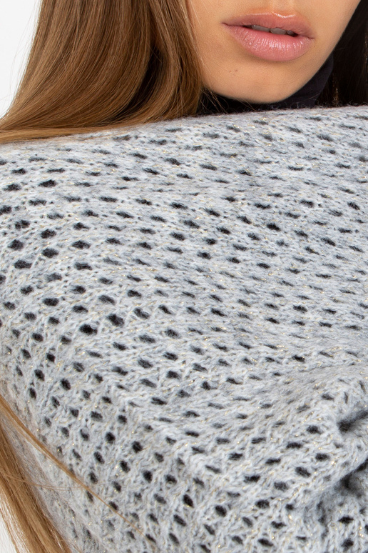 Pelēks garš ažūra jaka ar OCH BELLA...