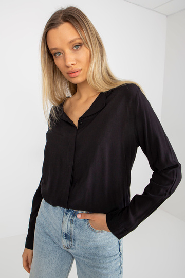 Melna viskozes kreklblūze... 2