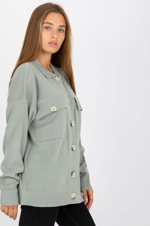 Jasnozielony saldāks rozpinany z...