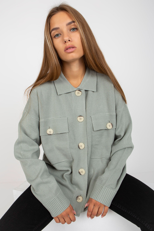 Jasnozielony saldāks rozpinany z...