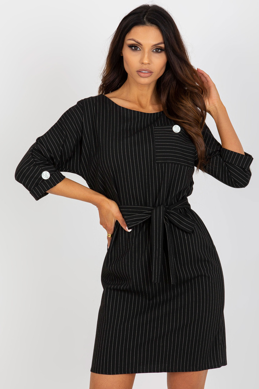 Melna zīmuļa liela izmēra svītraina...