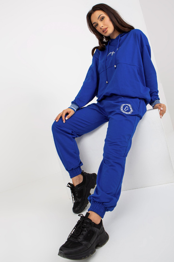 Dunkelblaues Sweatanzug-Set...