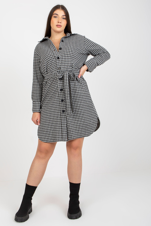 Pelēka un melna liela izmēra...