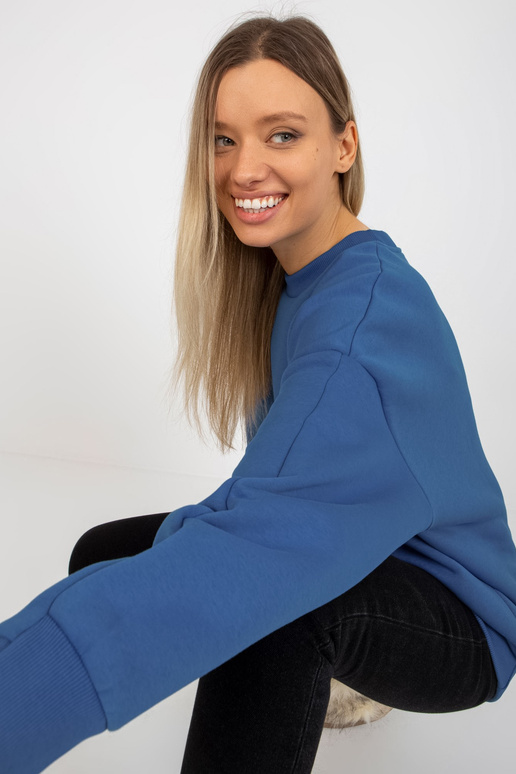 Tumši zils pamata sporta krekls ar...