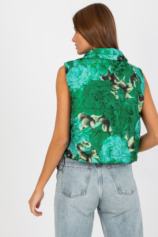 Grüne vista Blumenweste mit Taschen