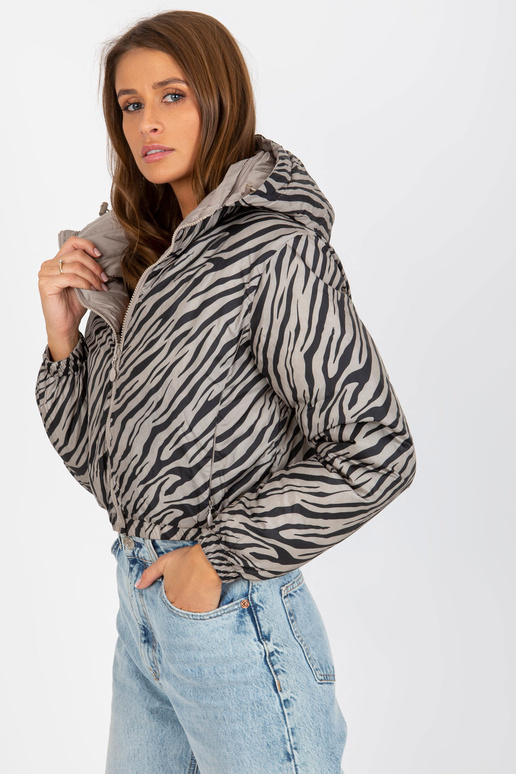 Dunkelbeigefarbene doppelseitige...