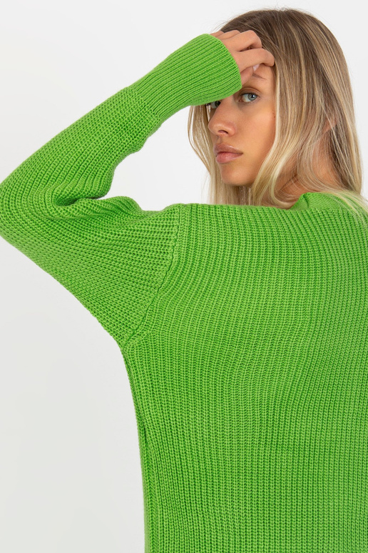 Gaiši zaļa jaka ar pogas aizdari RUE...