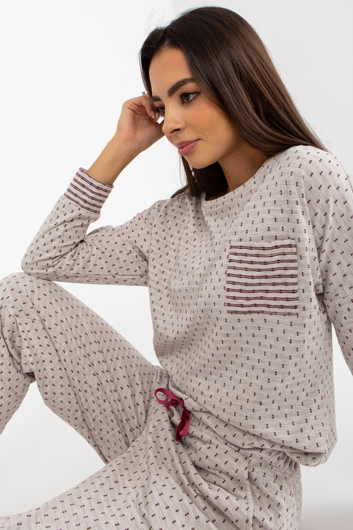 Pidžama-BR-PI-9114-gaiši bēšs