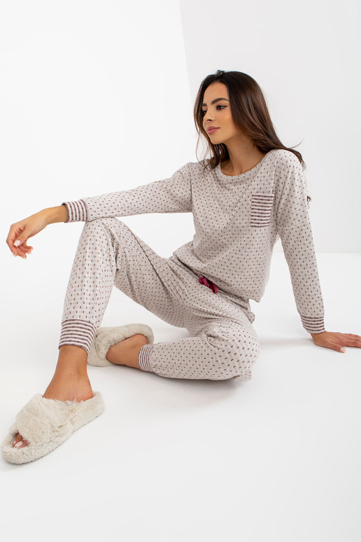 Pidžama-BR-PI-9114-gaiši bēšs