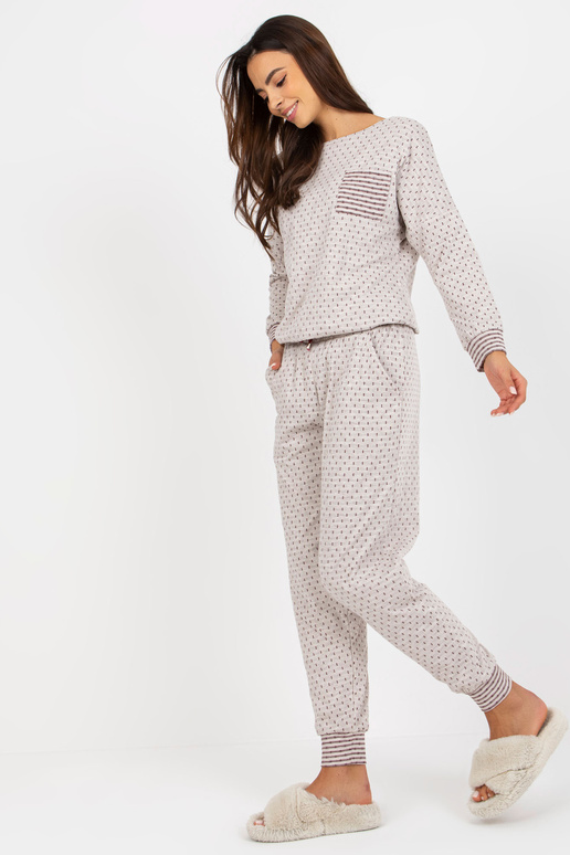 Pidžama-BR-PI-9114-gaiši bēšs