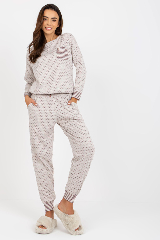 Pidžama-BR-PI-9114-gaiši bēšs