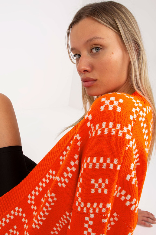 Oranžā raksta jaka ikdienas RUE PARIS