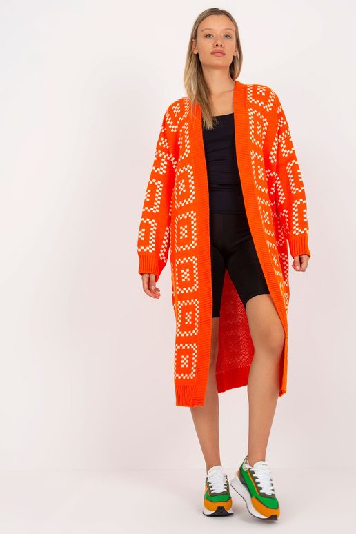 Oranžā raksta jaka ikdienas RUE PARIS