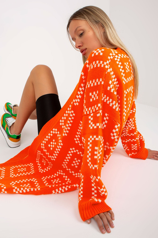 Oranžā raksta jaka ikdienas RUE PARIS