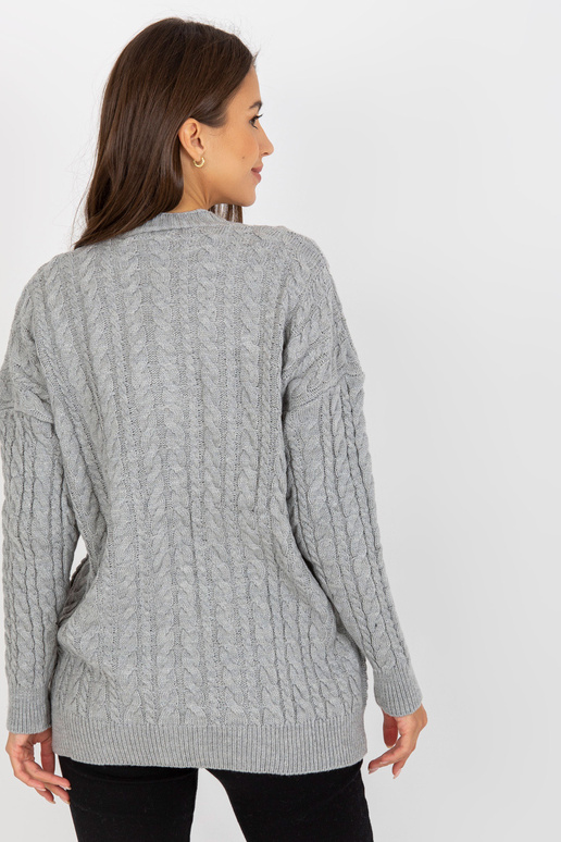 Pelēks jaciņš ar dekoratīvām pogām...