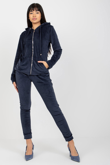 Tumši zils sieviešu velūra...