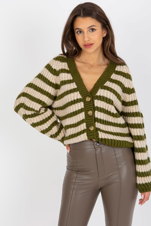 Khaki-bēgera krāsas džemperis Damenam